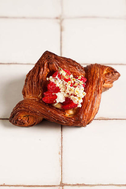 Strawberry Elderflower Pastry